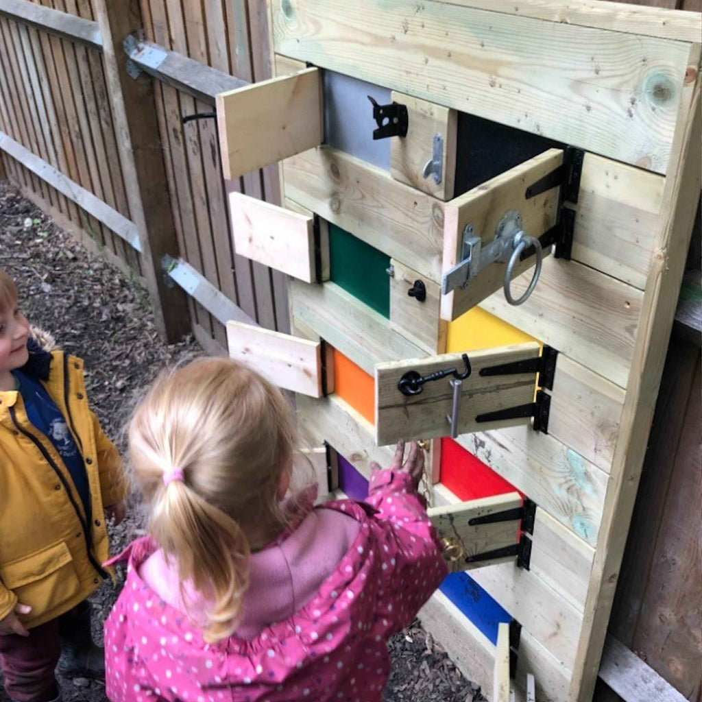 Lock Latch Activity Wall