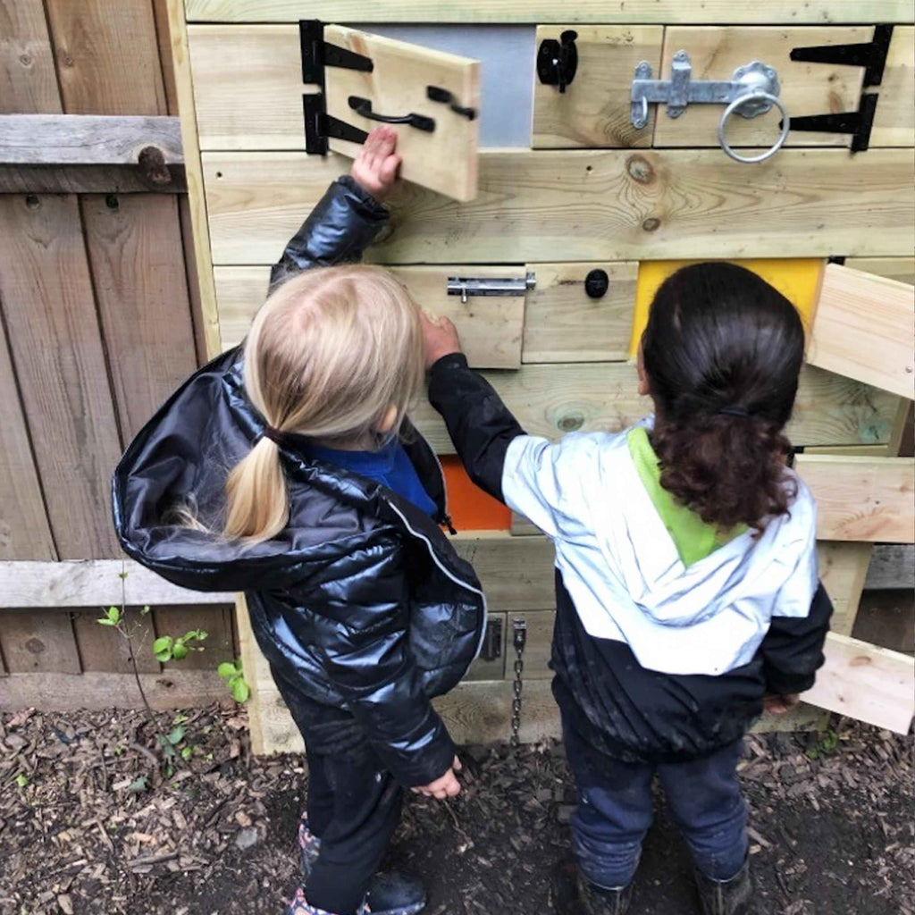 Lock Latch Activity Wall