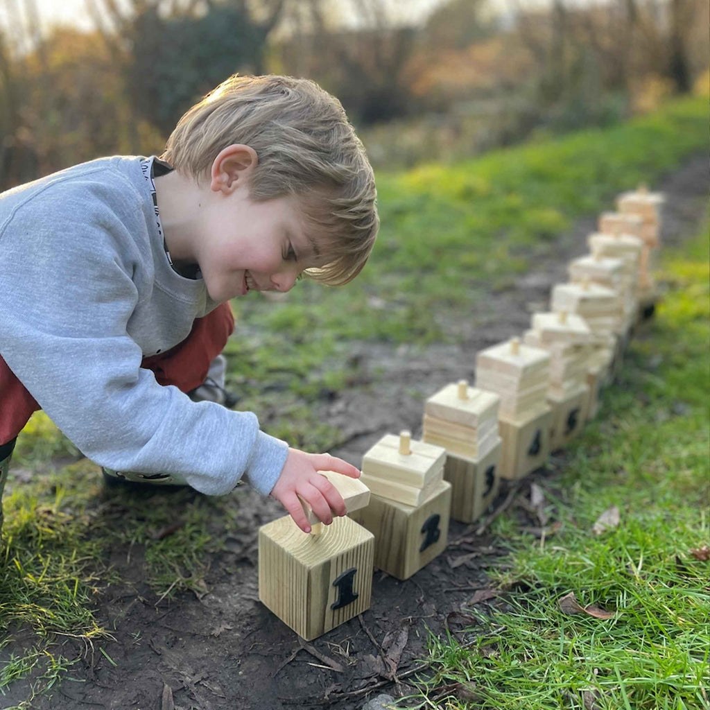 Natural Number Stacker (1--10)