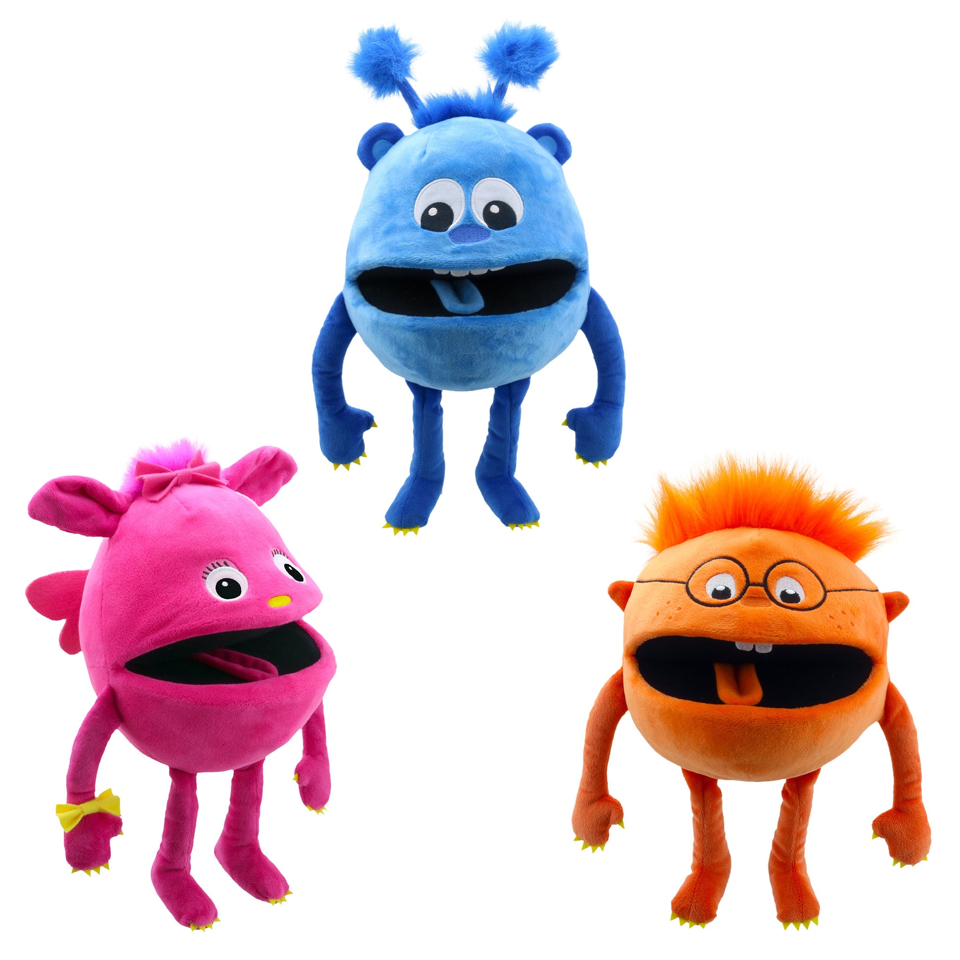 Baby Monsters: Set of 3 (Blue, Orange, Pink)
