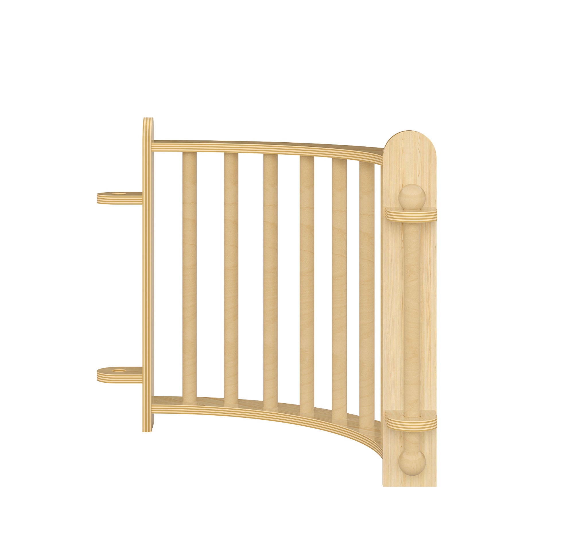 Curved Fence Room Divider