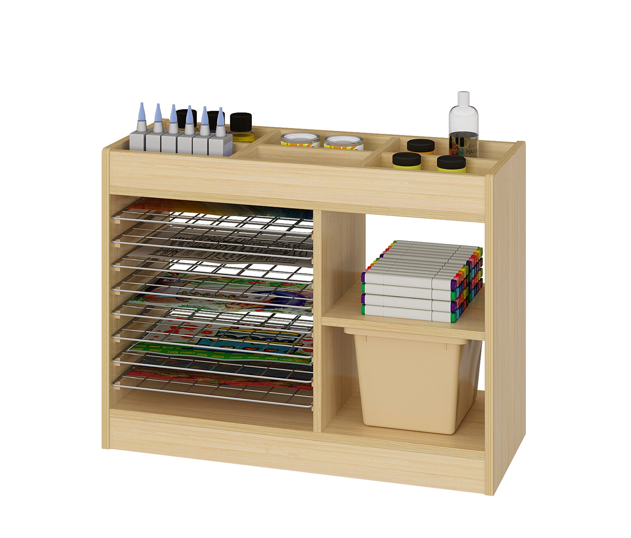 Drying Rack with Storage
