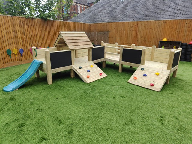 Toddler Up & Over Climbing Frame (9 section, no Tower) - The Ministry of Outdoor Education