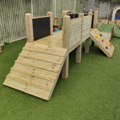 Toddler Up & Over Climbing Frame (Taller 5 sections, with Slide) - The Ministry of Outdoor Education