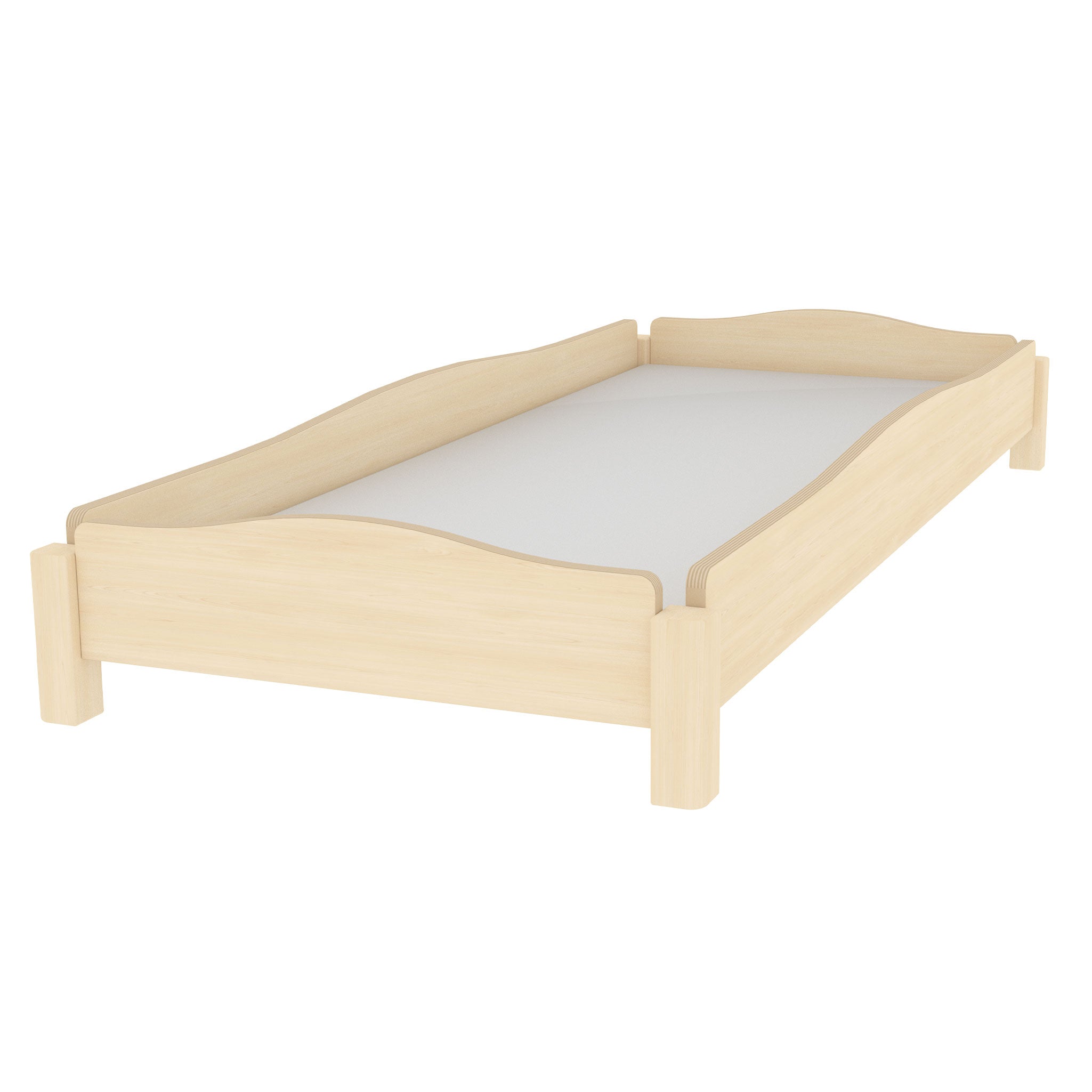 Stackable Wooden Bed (141 cm)