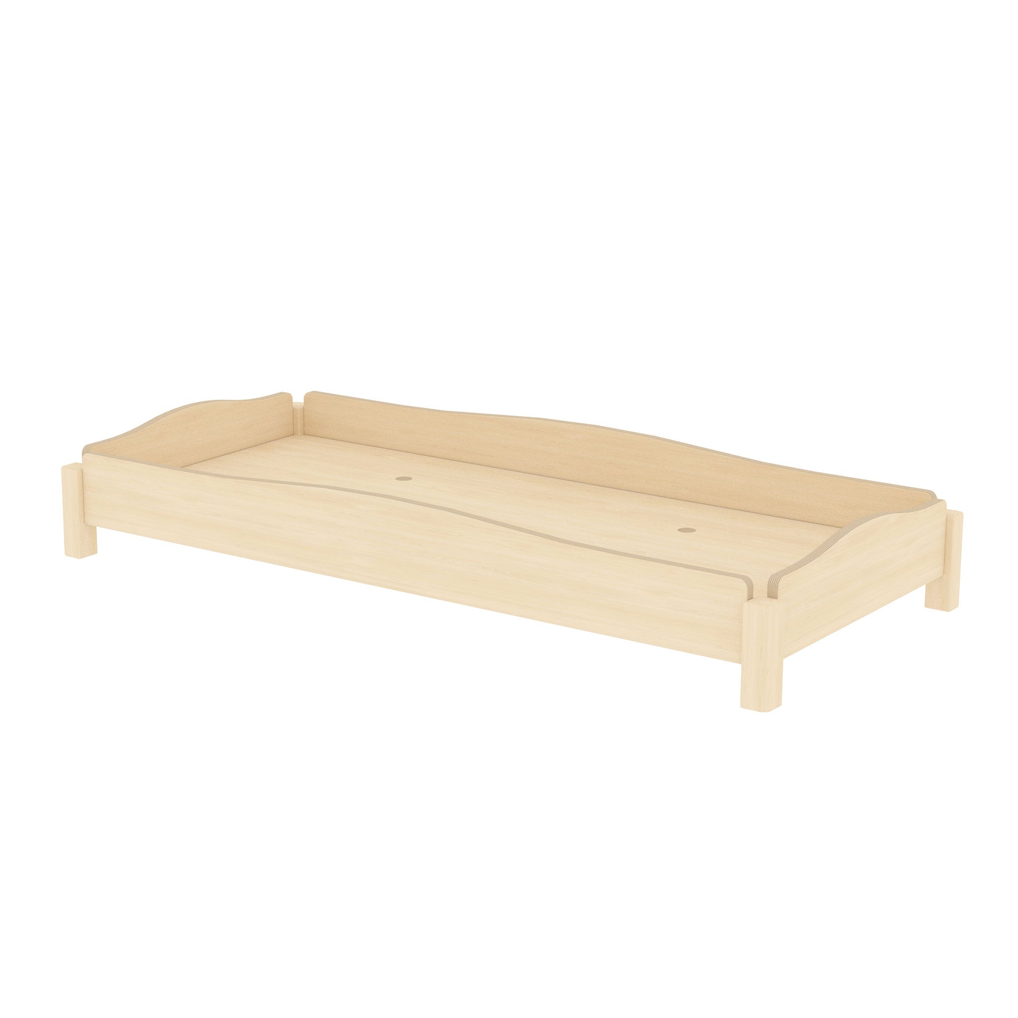 Stackable Wooden Bed (130 cm)