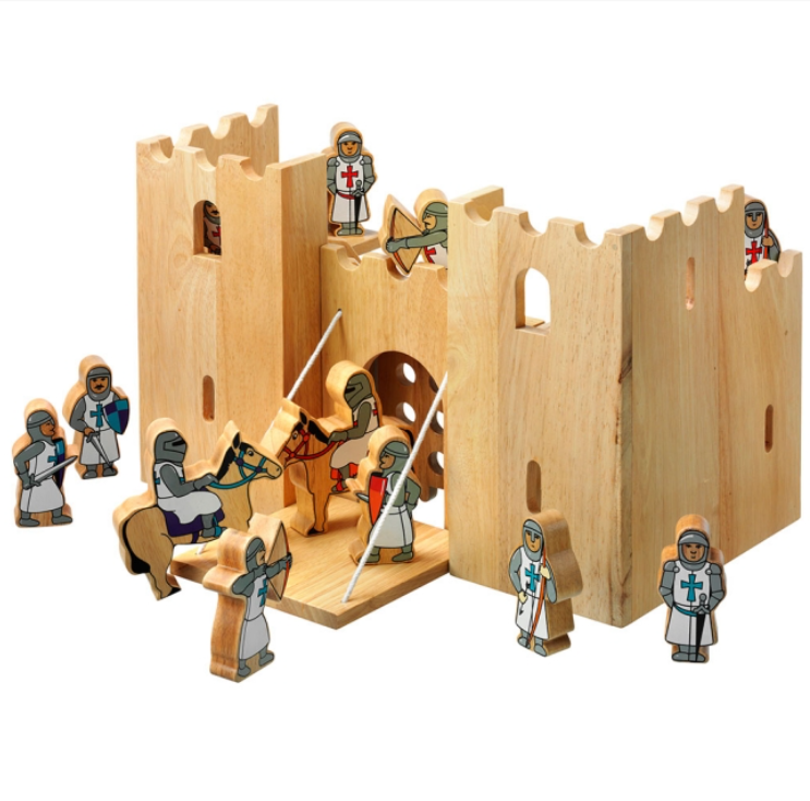 Natural Castle Playscene with 12 Knights