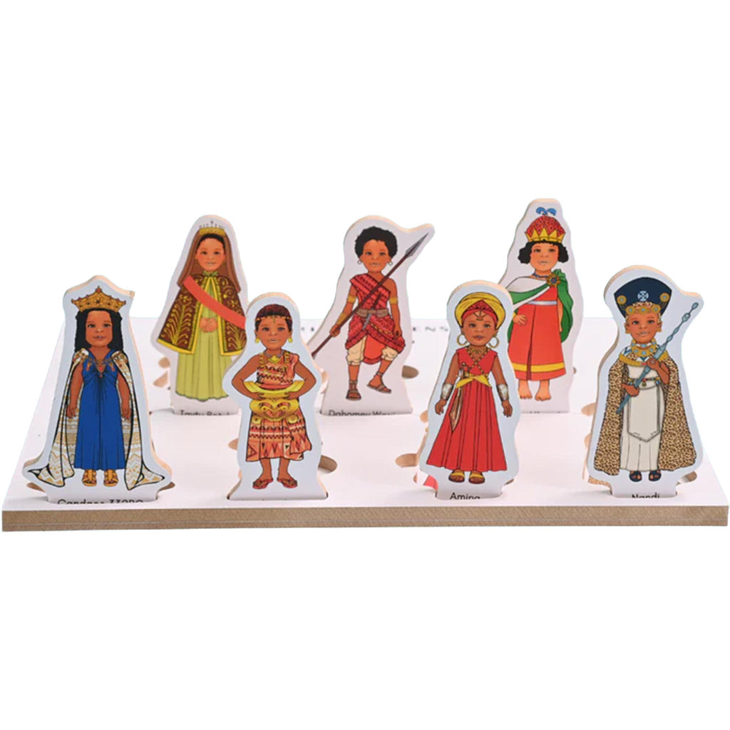 African Queens Wooden Small World Puzzle Play - The Ministry of Outdoor Education