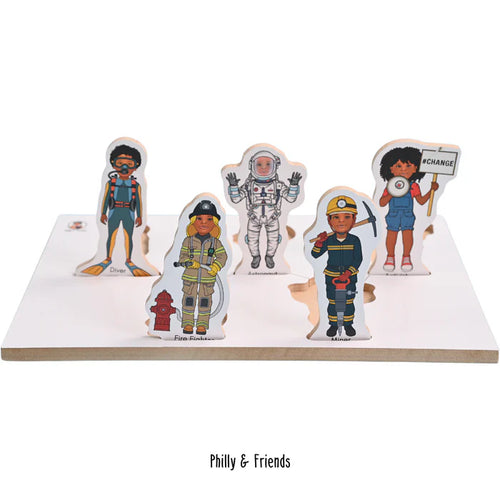 Brave Careers Wooden Small World Puzzle Play  - The Ministry of Outdoor Education