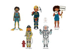 Brave Careers Wooden Small World Puzzle Play