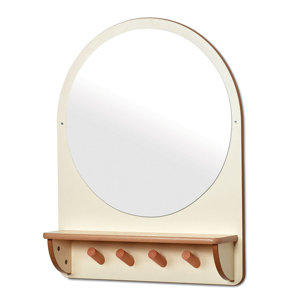 Wall Mirror with Hooks By Millhouse - The Ministry of Outdoor Education
