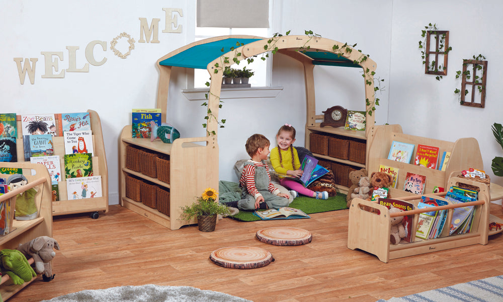 Cosy Reading Zone - Blue roof without baskets