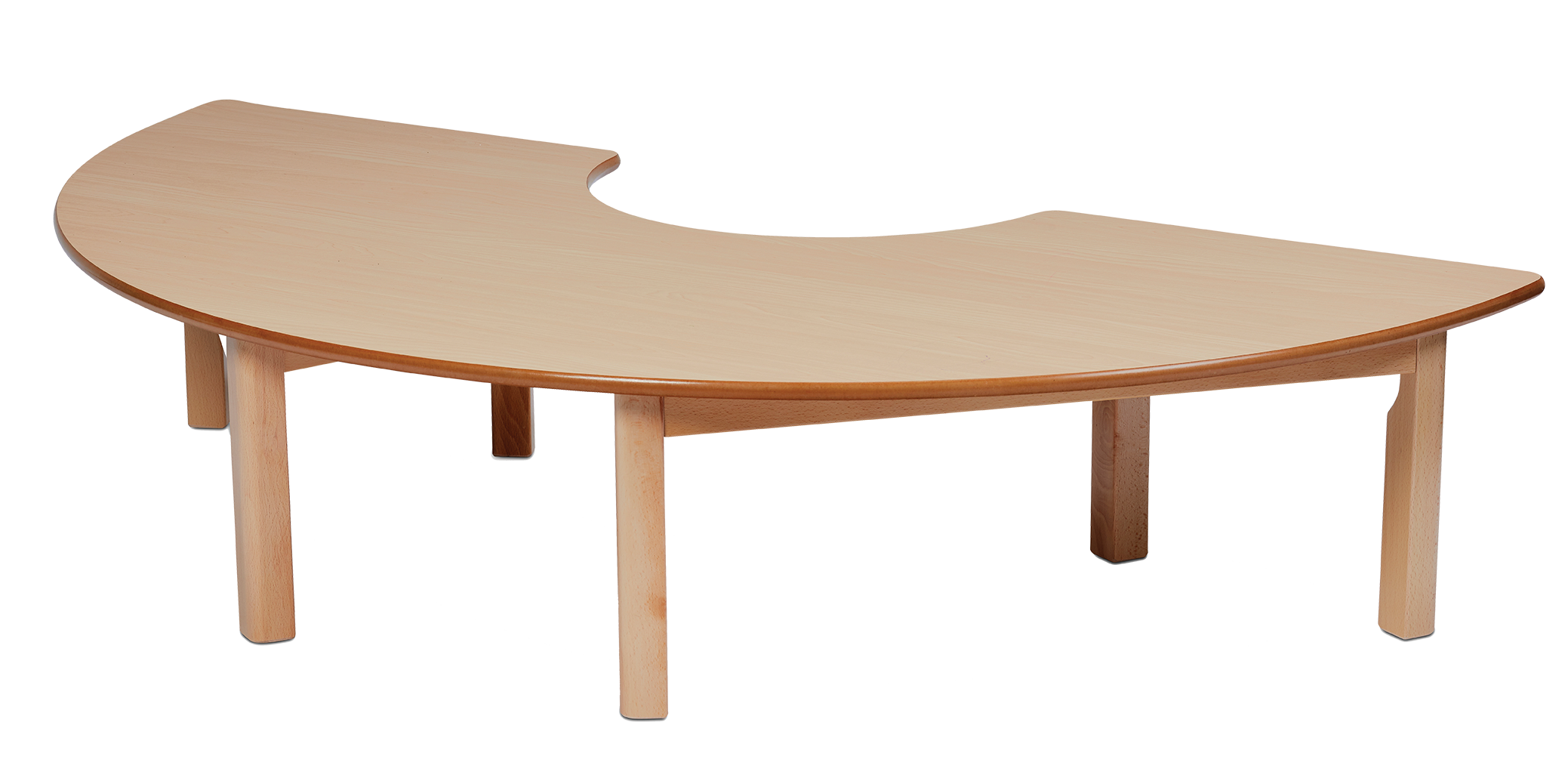Semi Circle Table (W1630 x D560 H320mm) - The Ministry of Outdoor Education