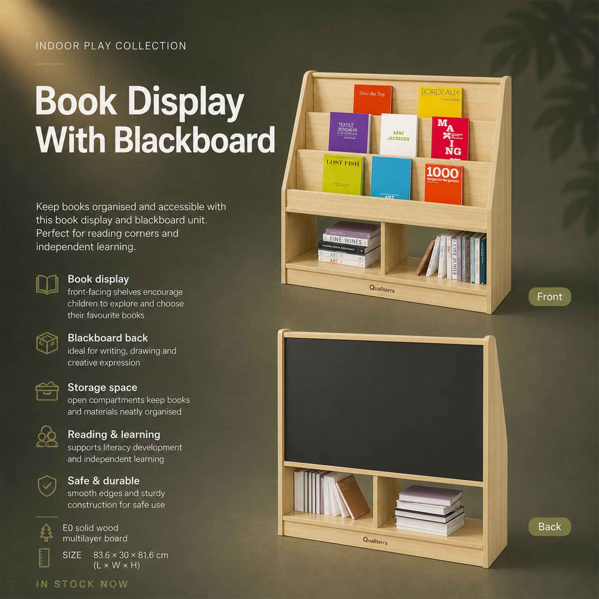 Book Display With Blackboard -?ÿThe Ministry of Outdoor Education