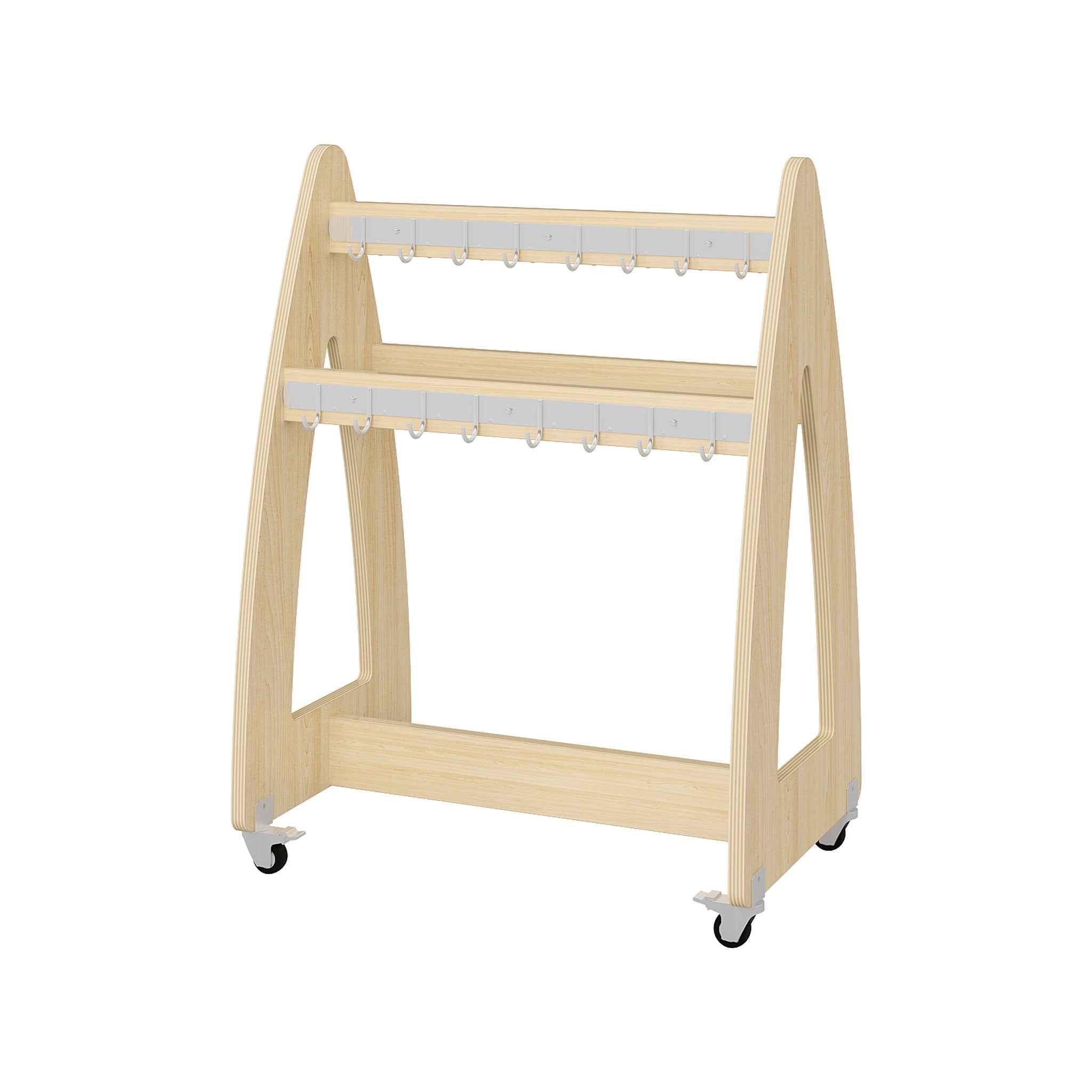 Coat Trolley- 32 Metal Hooks