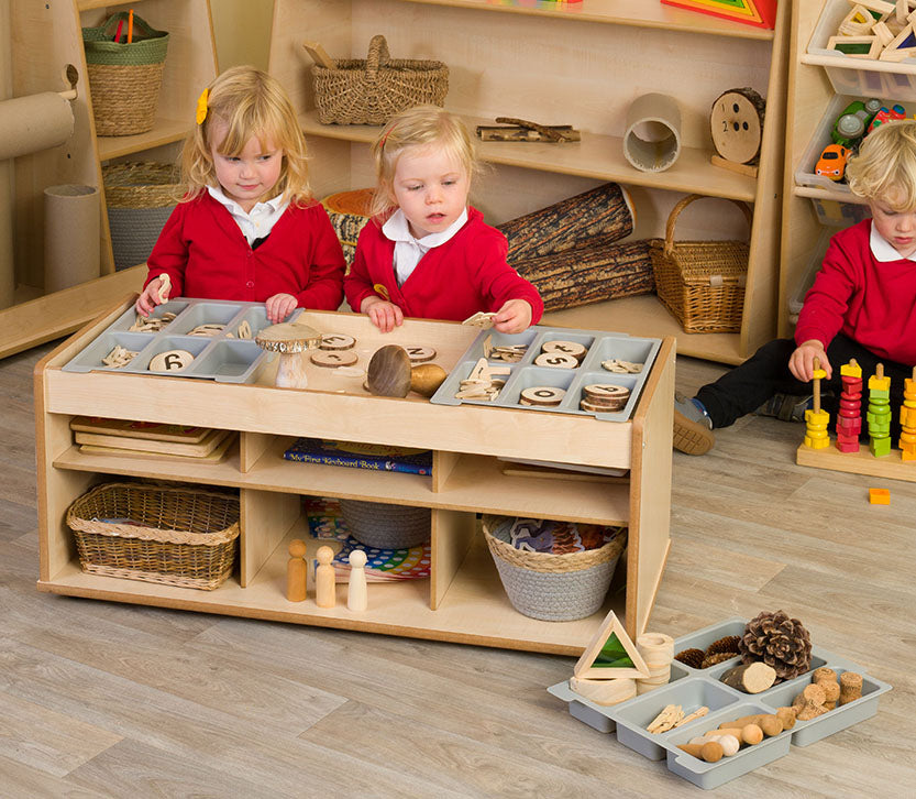 Loose Parts Play & Store Table (Maple) - The Ministry of Outdoor Education
