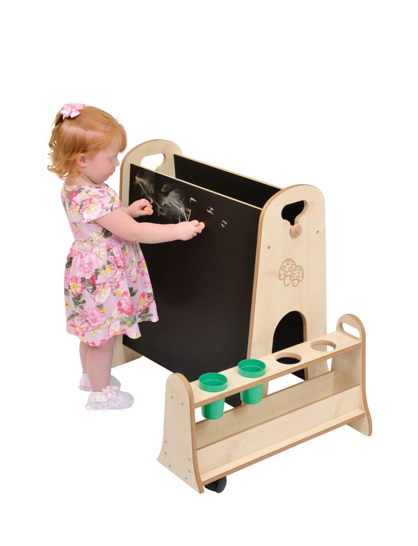 Mini Easel With Storage Trolley (Maple) - The Ministry of Outdoor Education