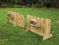 Outdoor Fence Set (2 fence panels + 1 Gate)