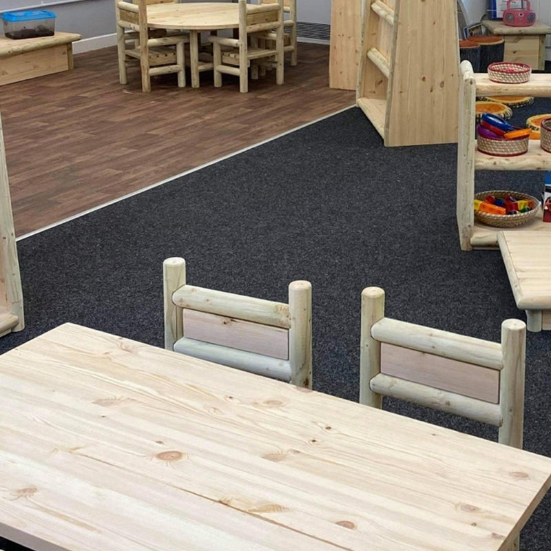 Indoor Table and Chair Set (6 Chairs with arms)