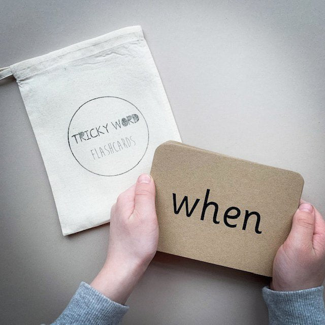 Flash Cards - Tricky First Words (Set of 41) - The Ministry of Outdoor Education