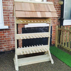 Welly Rack (with Roof, 30 Pairs)