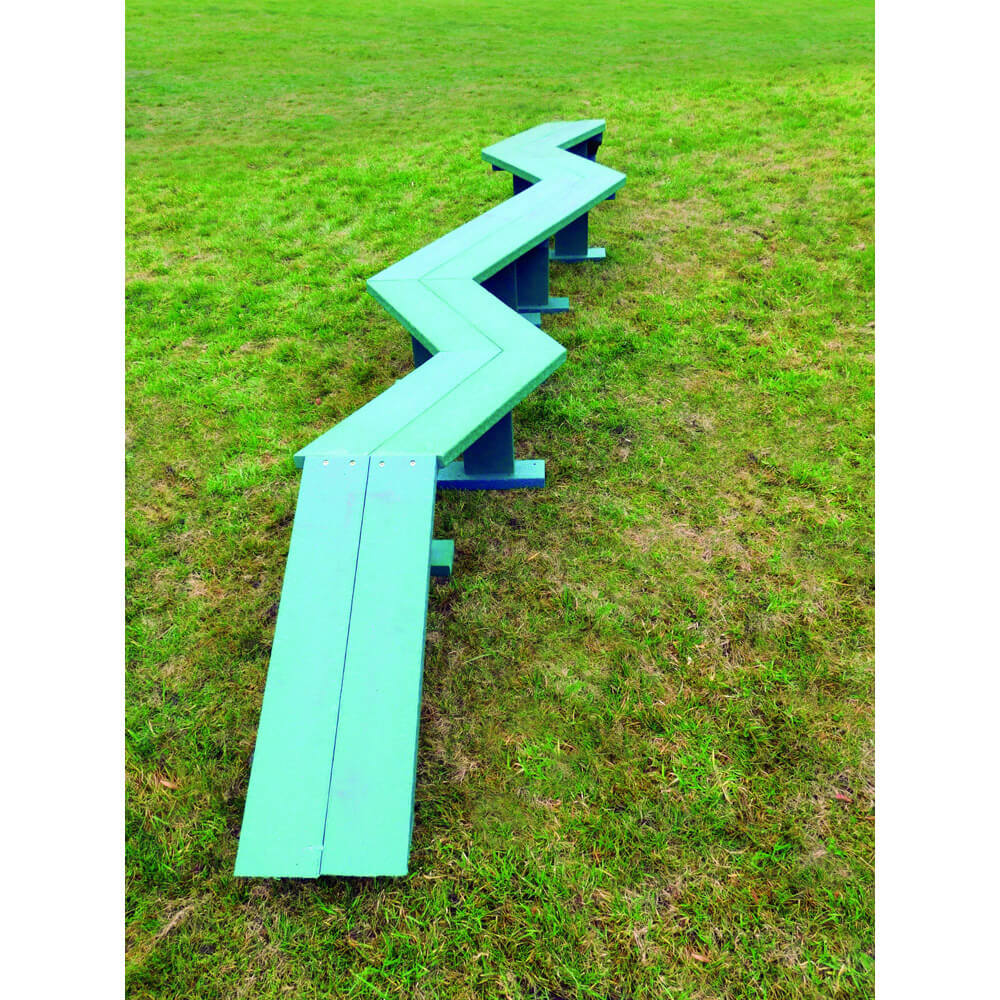 Zig Zag balance beam- 730mm wide - The Ministry of Outdoor Education