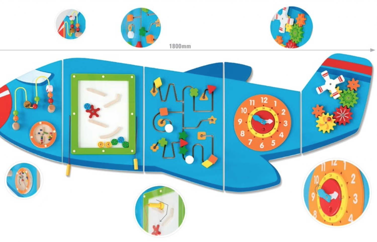 Aeroplane Activity Wall Play Panel - The Ministry of Outdoor Education
