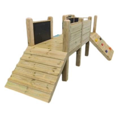 Toddler Up & Over Climbing Frame (Taller 5 sections, with Slide)
