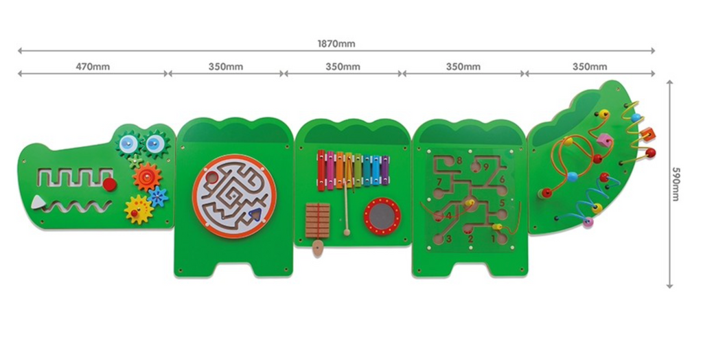 Crocodile Activity Wall Panel