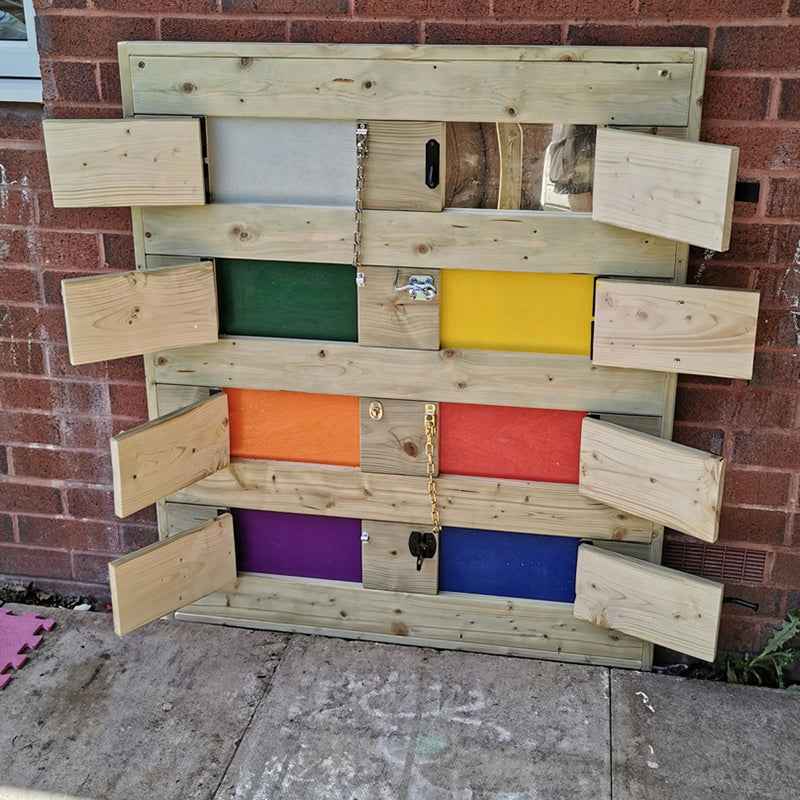 Lock Latch Activity Wall