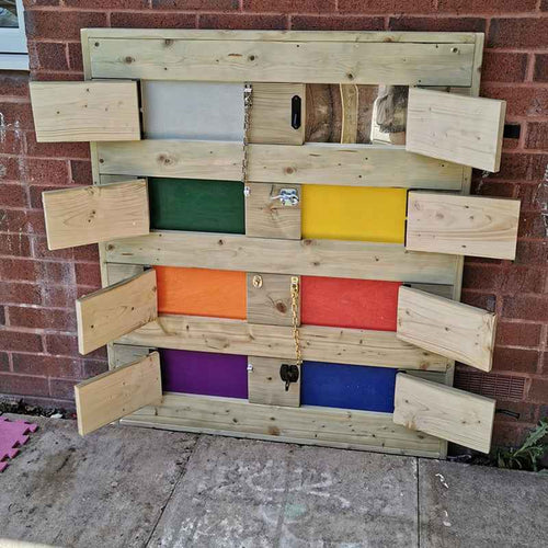 Lock Latch Activity Wall