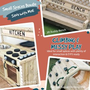 small spaces activity items bench kitchen tunnel