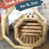 wooden extra large den