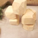 wooden stacking stone for children set of 5