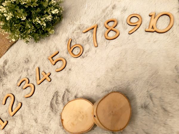 wooden numbers for children