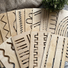 wooden pre-writing pattern tiles