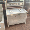 wooden mud box
