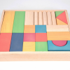 jumbo rainbow wooden block set