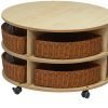 PT691-Millhouse-Early-Years-Furniture-Double-Tier-Mobile-Circular-Storage-Unit-With-Baskets_Main_RGB