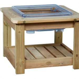 toddler sand and water station