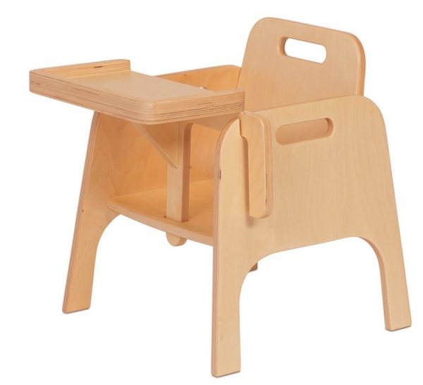 wooden feeding chair 140mm seat height