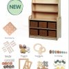 Welsh Dresser Display Storage with 6 baskets and PT1033 Loose Parts Kit