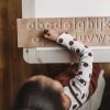 Wooden Alphabet Tracing Board - standard font