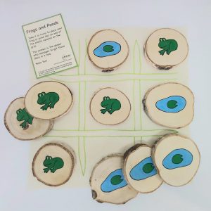 wooden frogs and ponds game pack