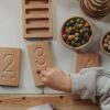 Wooden Number Counting Blocks